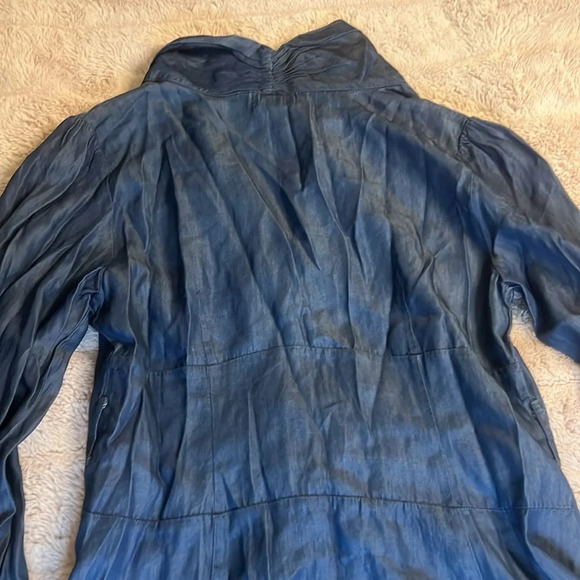 NWT 100% Tencel denim style long shirt - Picture 9 of 11